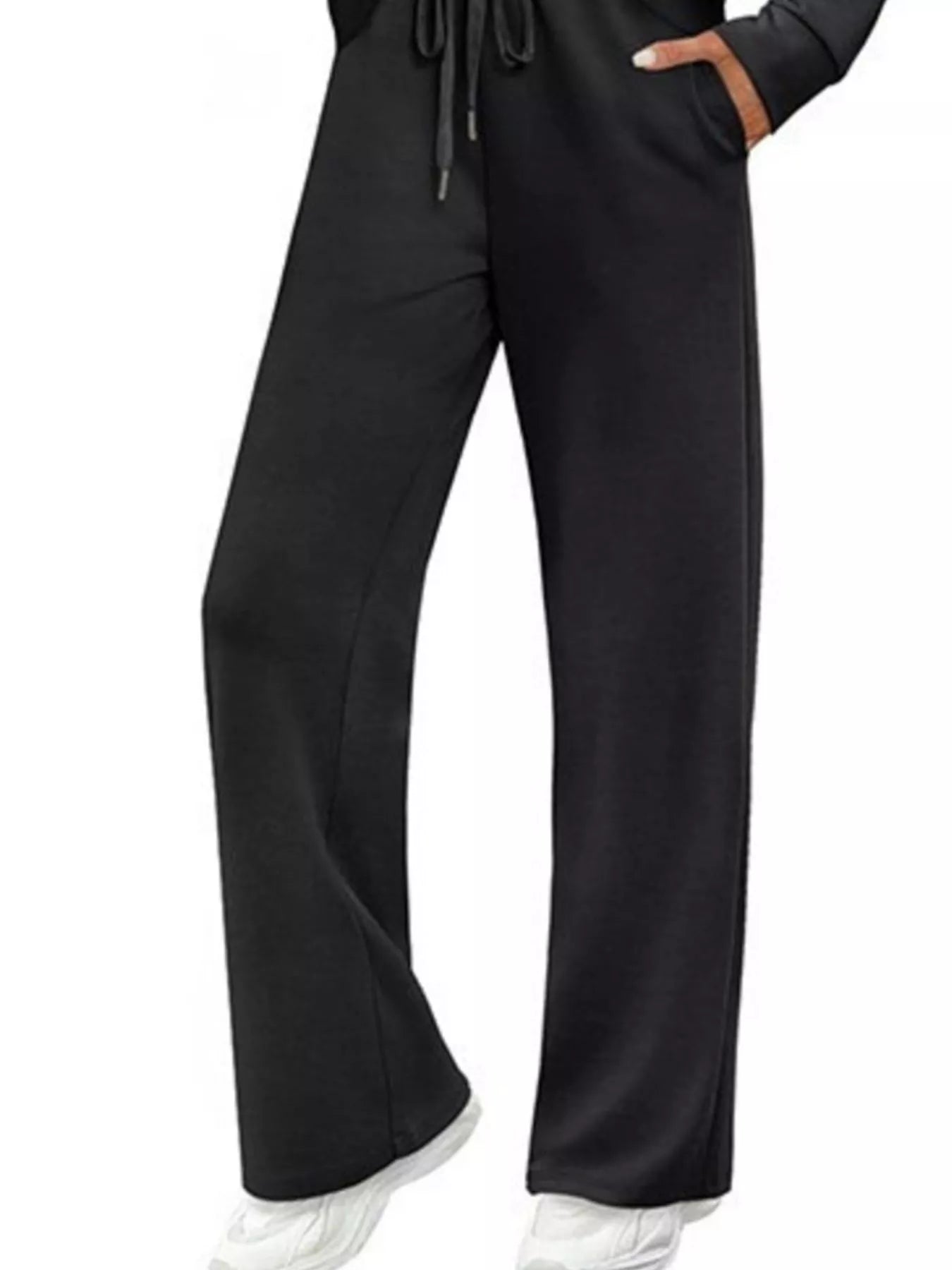 Sarah Express Women's Long Sleeve Round Neck Top and Pants Set