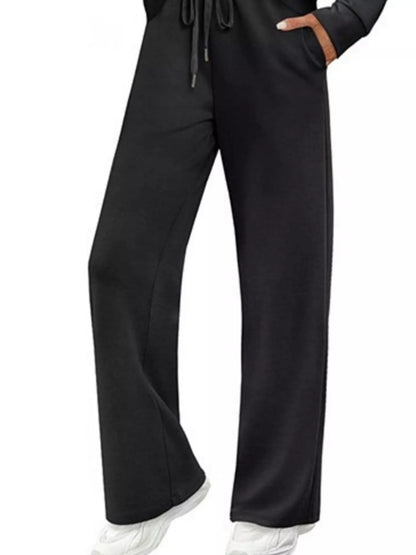 Sarah Express Women's Long Sleeve Round Neck Top and Pants Set