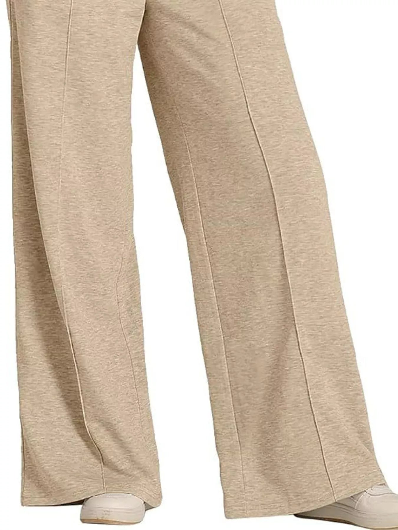 Sarah Express Women's Wide Leg Drawstring Pants - High Waist Palazzo Pants with Pockets