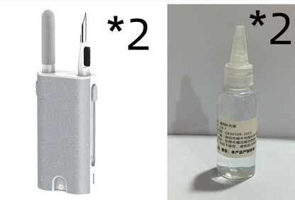 Sarah Express 5-in-1 Screen Cleaner Kit for Phones, Laptops, Tablets & Earbuds - Professional Electronics Cleaning Tools White set3 1PC