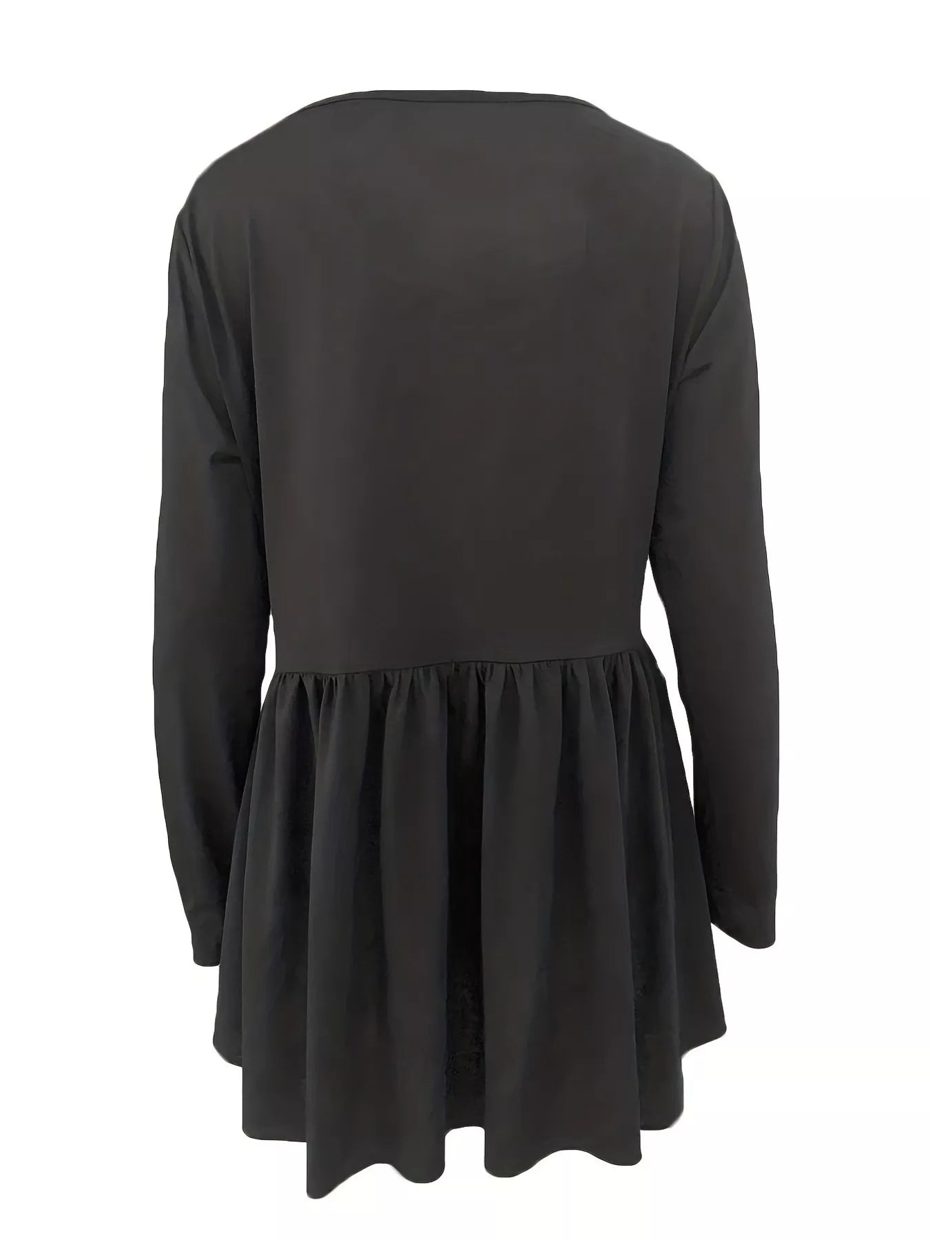 Sarah Express Plus Size Heart Buckle Ruffle Layered Blouse - Women's Elegant Statement Top