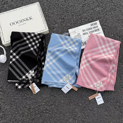 Sarah Express Women's Classic Plaid Scarf - Soft Polyester Winter Wrap