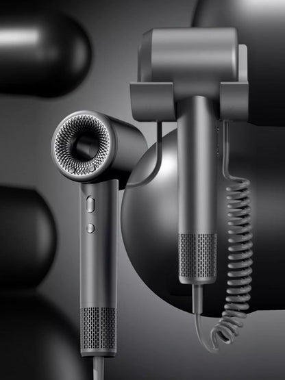 Sarah Express Professional High-Speed Hair Dryer - Fast Drying Blow Dryer for Women Dark Gray European plug