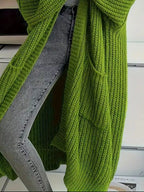 Sarah Express Women's Oversized Long Sleeve Longline Cardigan