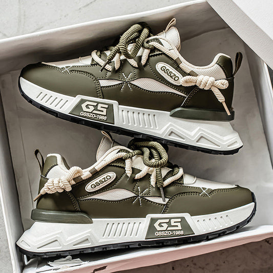 Sarah Express Mens Trendy Dad Shoes With A Chunky Breathable Sole For Casual Wear