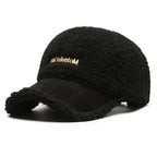 Sarah Express Women's Plush Peaked Cap Baseball Hat Adjustable Winter Warm