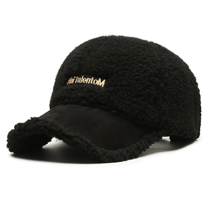 Sarah Express Women's Plush Peaked Cap Baseball Hat Adjustable Winter Warm