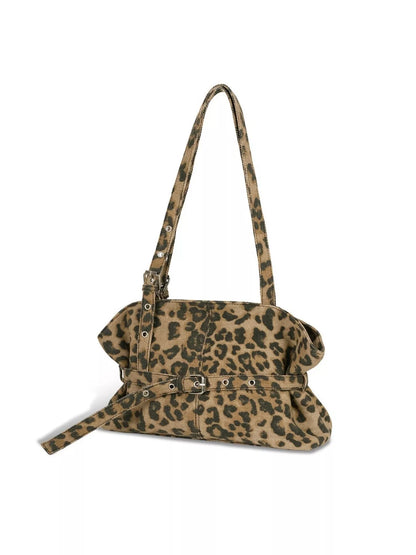 Sarah Express Women's Leopard Adjustable Strap Handbag