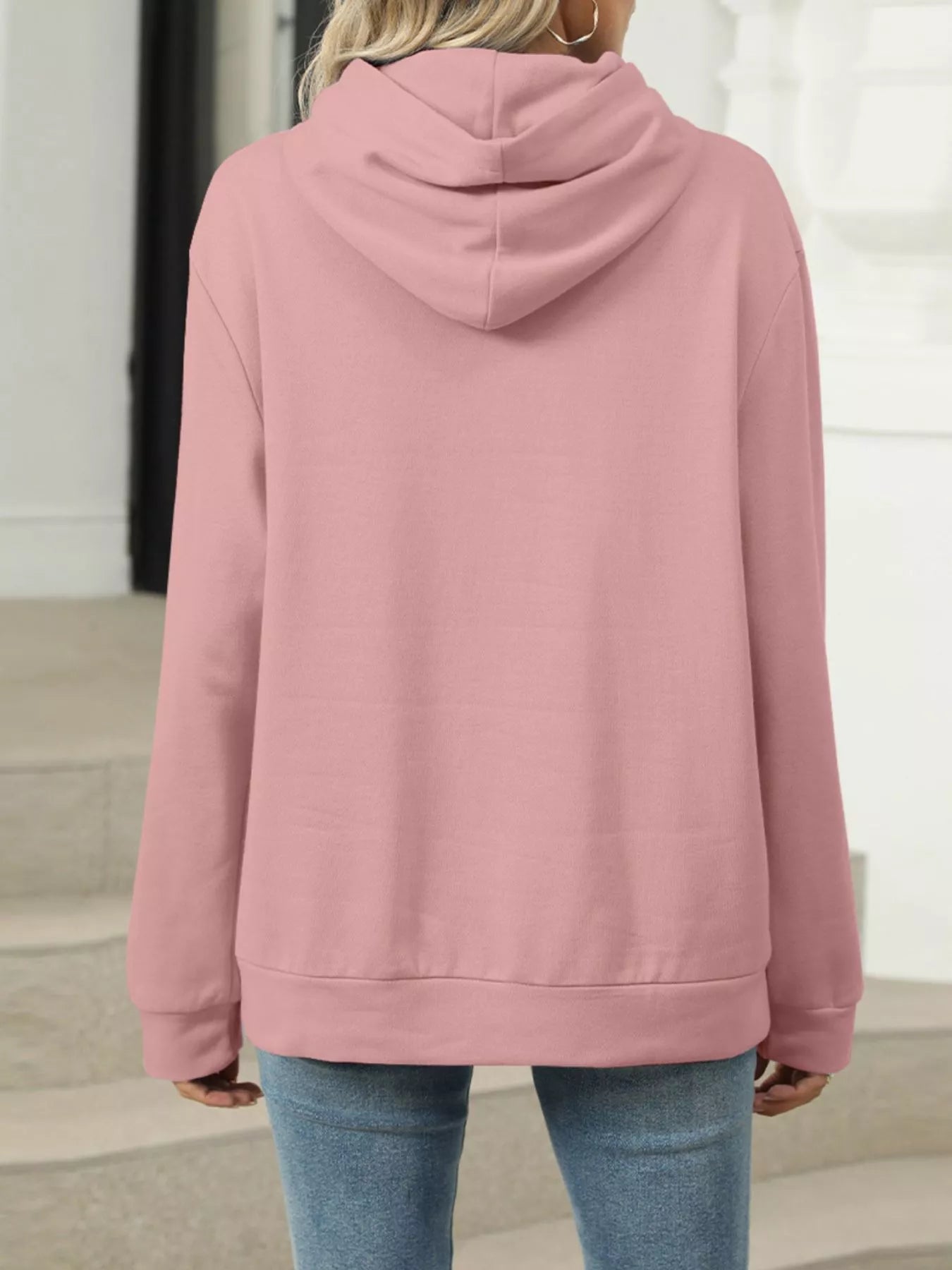 Sarah Express Women's Kangaroo Pocket Long Sleeve Hoodie