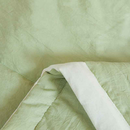 Sarah Express Antibacterial Raw Cotton Washable Summer Cool Quilt - Lightweight Breathable Bedding