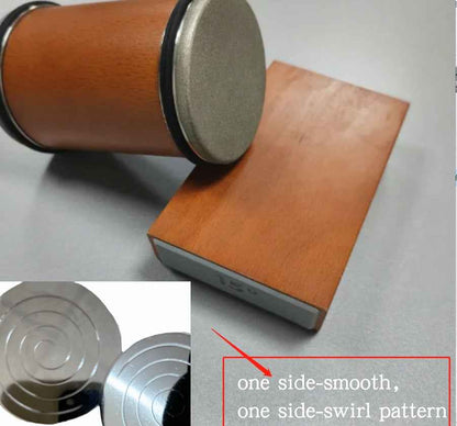 Sarah Express Premium Tungsten Steel Knife Sharpener - Professional Kitchen Tool Wood color Black box