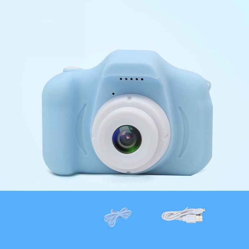 Sarah Express HD Mini Kids Digital Camera 13MP 1080P Cartoon Design with 2.0 Inch Screen X2Blue USB