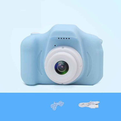 Sarah Express HD Mini Kids Digital Camera 13MP 1080P Cartoon Design with 2.0 Inch Screen X2Blue USB