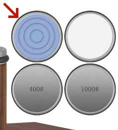 Sarah Express Premium Tungsten Steel Knife Sharpener - Professional Kitchen Tool Blue Grinding parameters