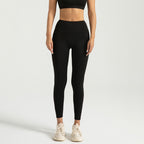 Sarah Express Women's High Waist Tummy Control Yoga Leggings Seamless Compression Athletic Workout Pants