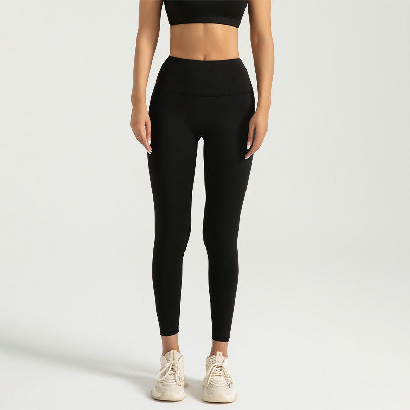 Sarah Express Women's High Waist Tummy Control Yoga Leggings Seamless Compression Athletic Workout Pants