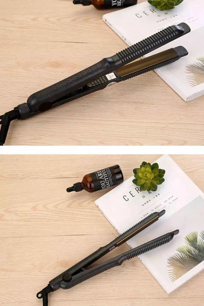 Sarah Express 2-in-1 Hair Straightener and Curler with Adjustable Temperature