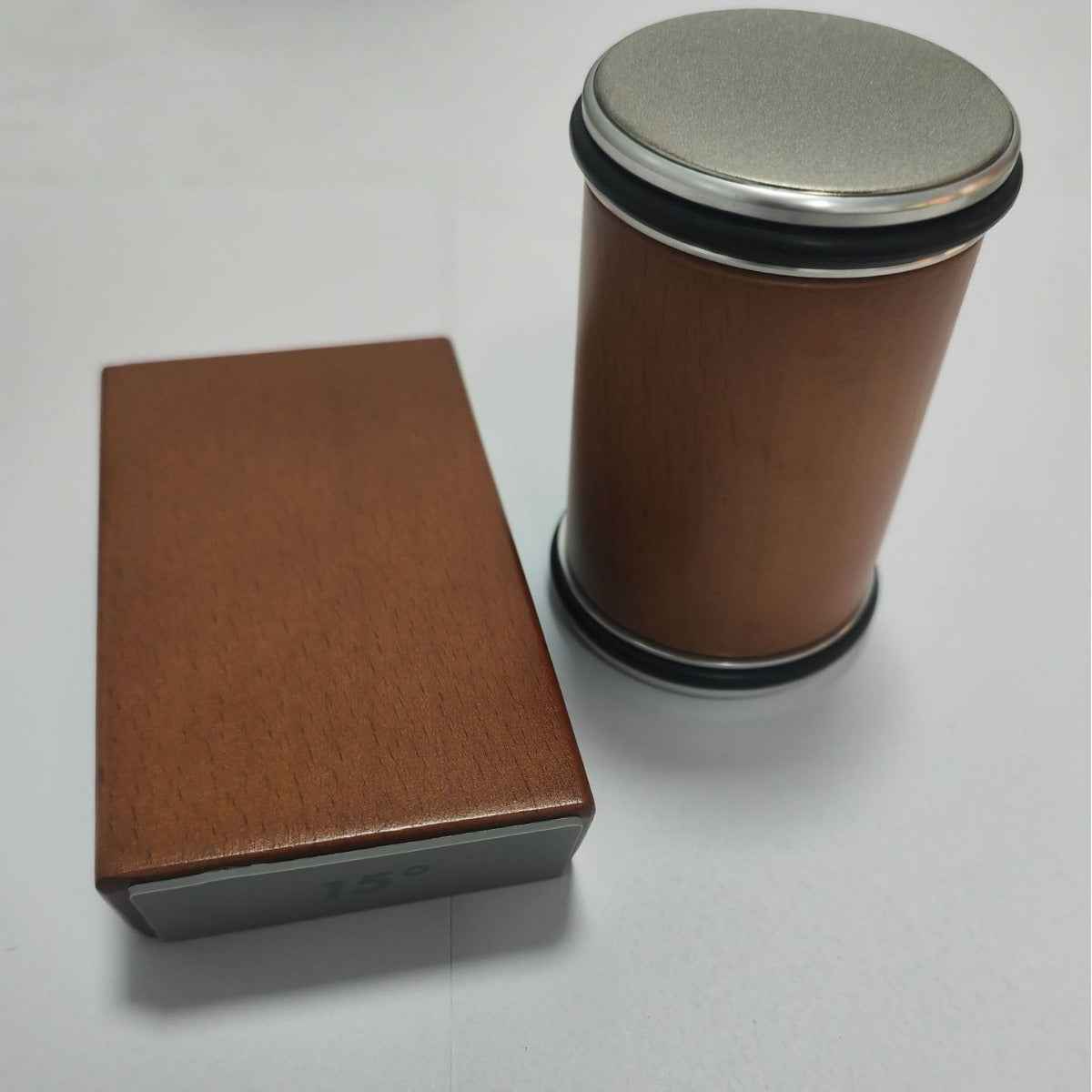 Sarah Express Premium Tungsten Steel Knife Sharpener - Professional Kitchen Tool Finished Wood Color Black box