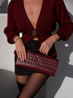 Sarah Express Women's Single-Button Knit Cardigan