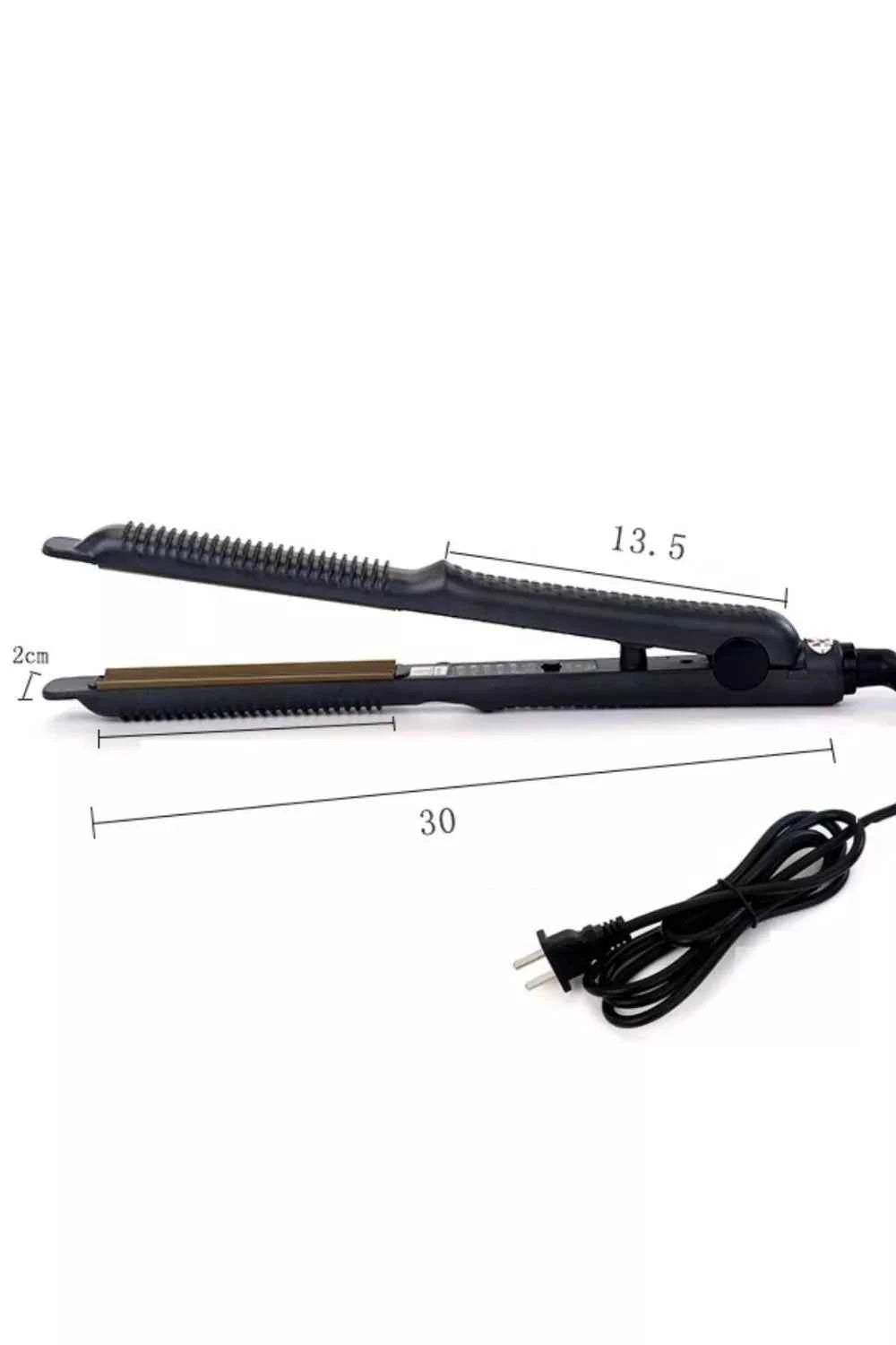 Sarah Express 2-in-1 Hair Straightener and Curler with Adjustable Temperature