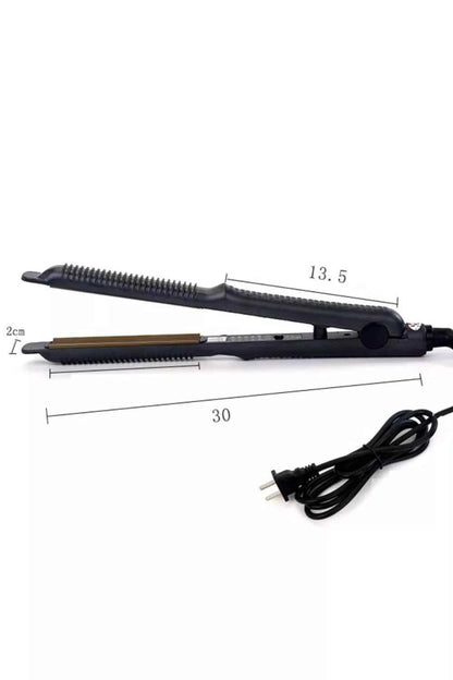 Sarah Express 2-in-1 Hair Straightener and Curler with Adjustable Temperature